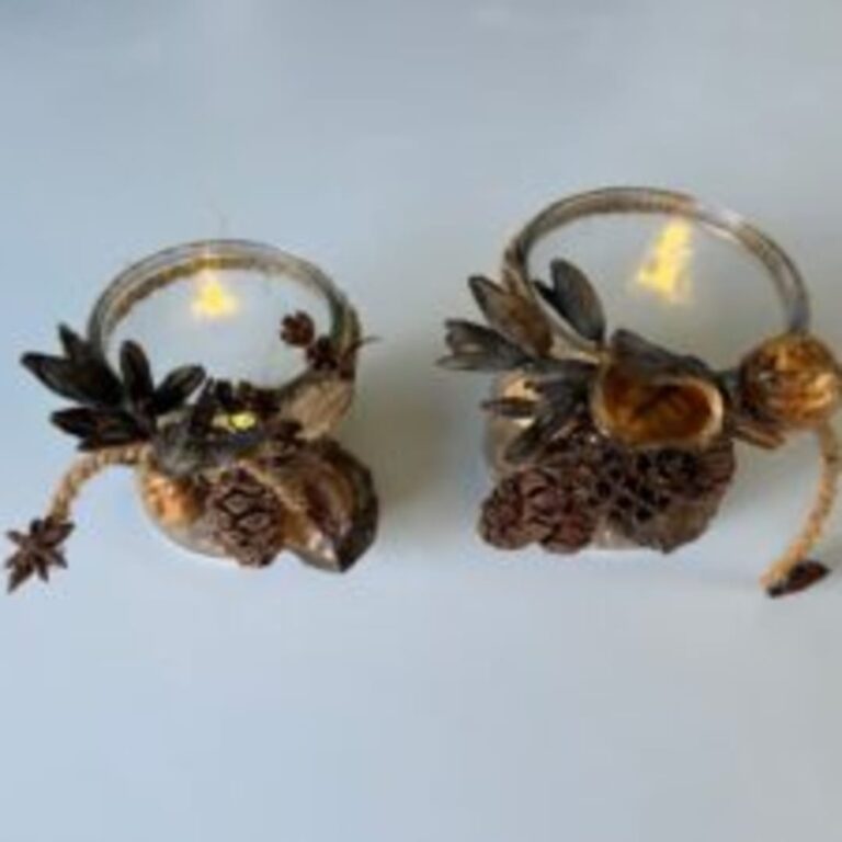 Nature-Inspired Candle Holders