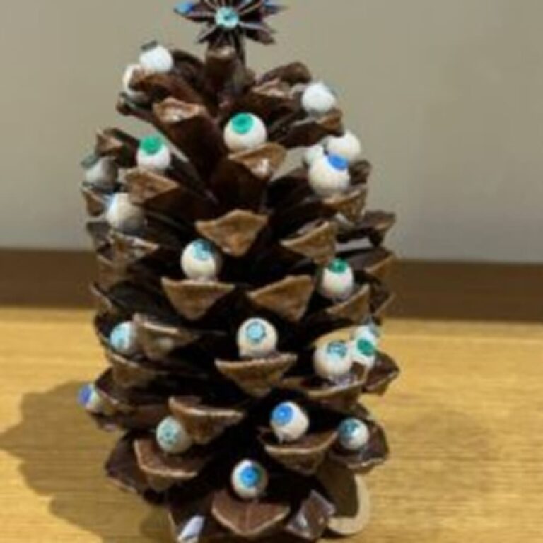 Decorative Pine Cone Tree