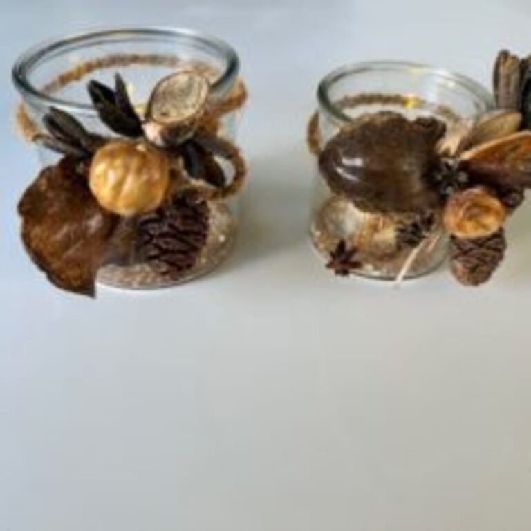 Natural Candle Holders