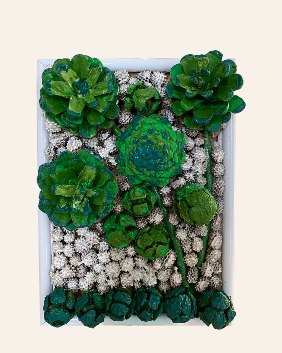 Green Succulent Wall Art